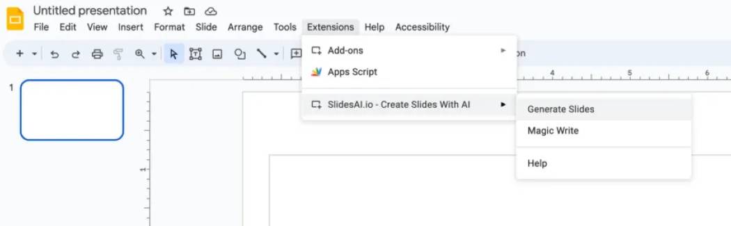 SlidesAI Extension